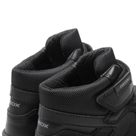 GEOX J PERTH ΠΑΙΔΙΚΑ SNEAKERS HIGH ΜΑΥΡΑ  J367RF0FE8VC9999 